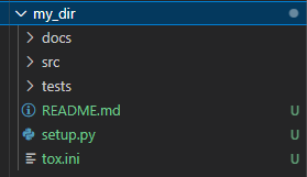 Output Flag Directory Structure Output